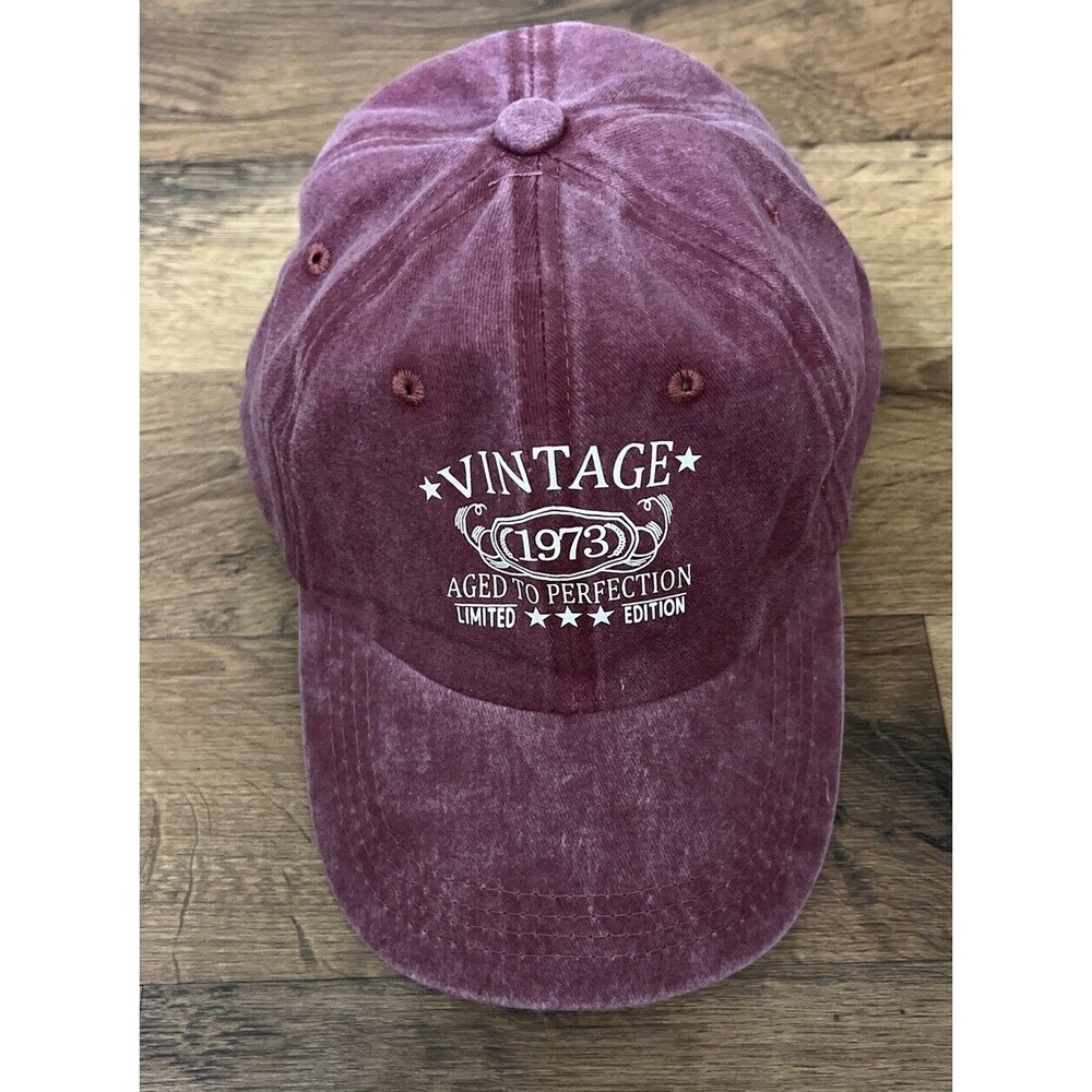 Vintage 1973 Aged To Perfection Limited Edition ⭐️ ⭐️⭐️ Hat Cap - Unique Cap